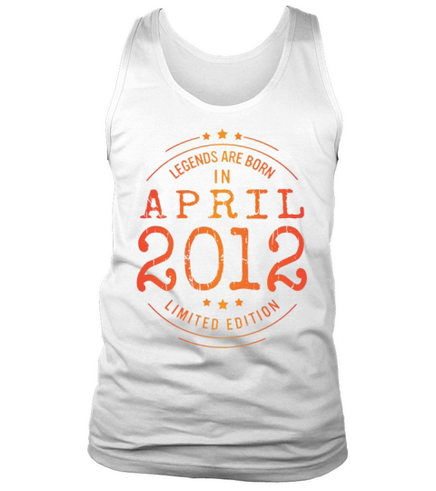 Birthday April 2012 Limited Edition Vintage Legend Tank Top Unisex