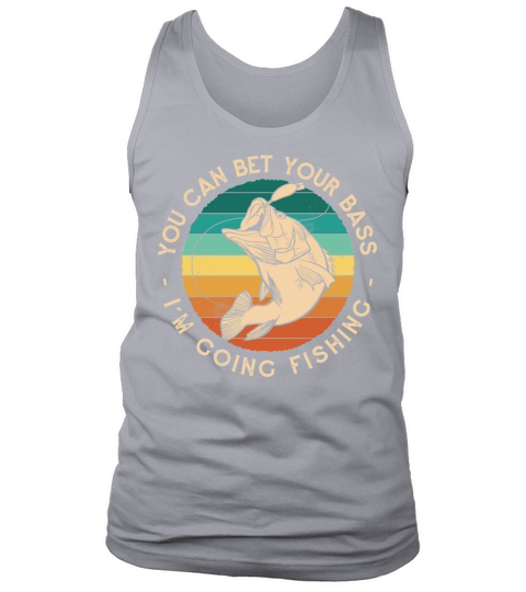 Retro Bass Fishing - Sunset Tank Top Unisex