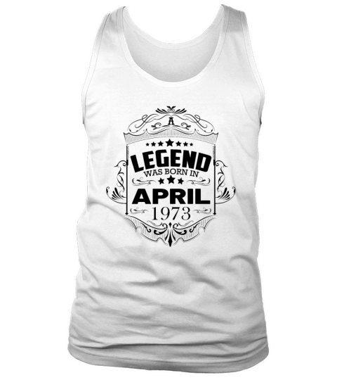 Vintage 73rd birthday design birth month April Tank Top Unisex