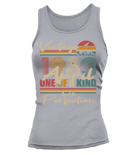 40th birthday april 1983 vintage 1983 Tank top Woman