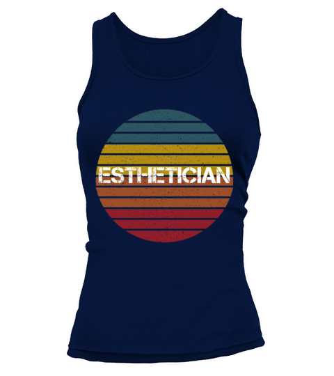 Esthetician Aesthetician Beautician Vintage Tank top Woman