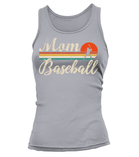 Vintage Baseball Mom Softball Mom Retro Tank top Woman