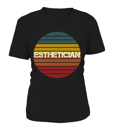 Esthetician Aesthetician Beautician Vintage Women's T-Shirt