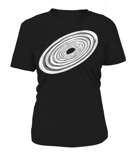 Three Dimensional Vintage Circle Disc Women's T-Shirt
