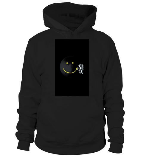 Astronaut Paint Smile Hoodie Unisex