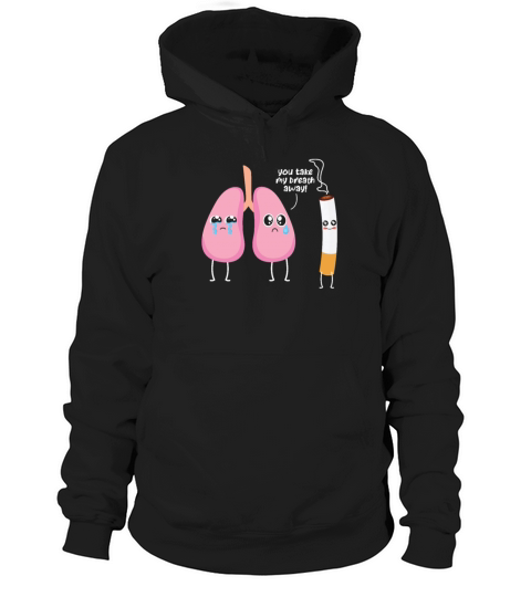 Lung Cigar Stop Smoking Support Lung Cancer Hoodie Unisex
