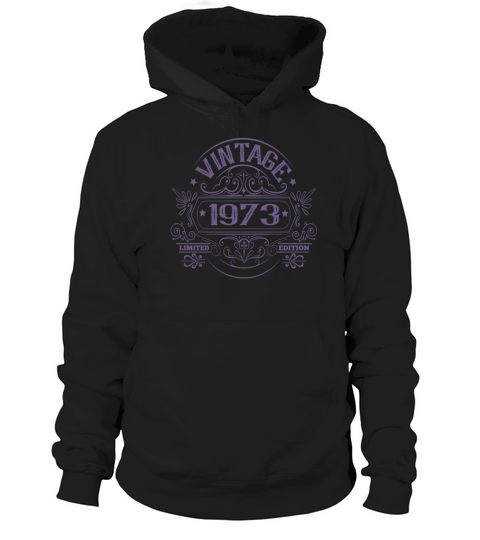 Vintage 1973 birthday vintage Hoodie Unisex