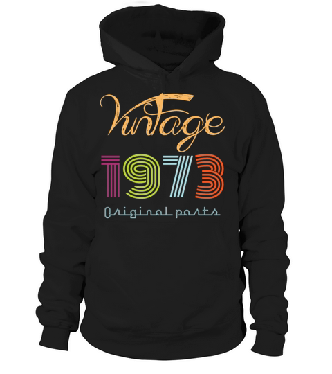 vintage 1973 t-shirt ladies Hoodie Unisex