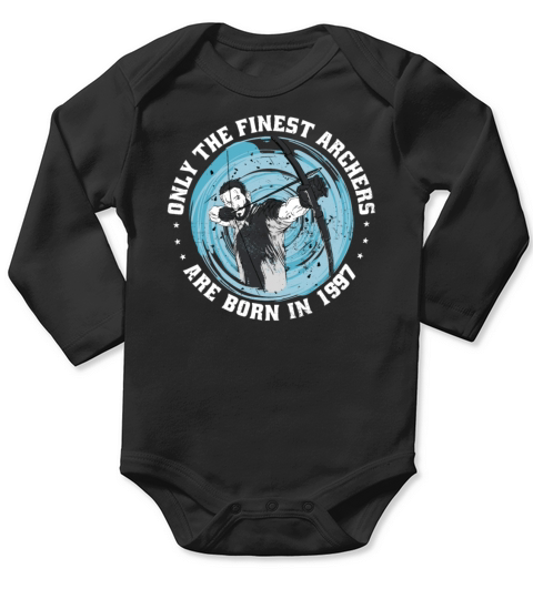 Archer born in 1997 Vintage Birthday Arrow-sports Long Sleeve Baby One-Piece