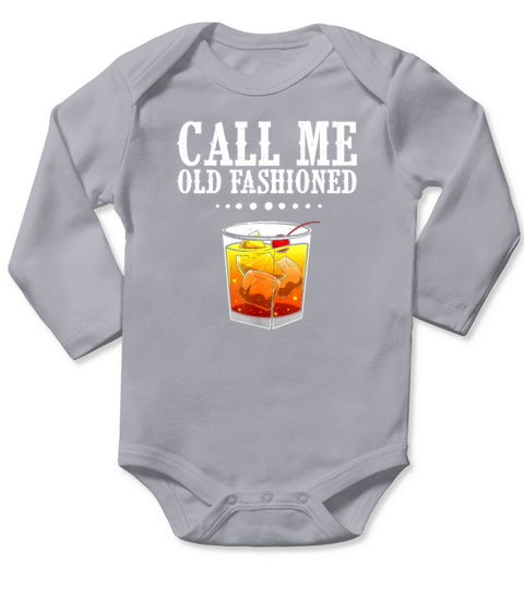 Call Me Old Fashioned Long Sleeve Baby One-Piece
