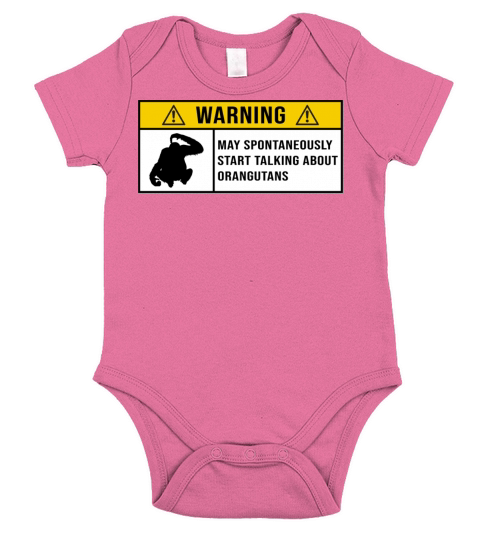 Awesome Orangutan saying for Orangutan lovers Short Sleeve Baby One-Piece
