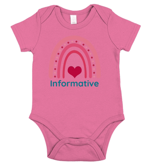 Informative Viva Magenta Boho Rainbow Short Sleeve Baby One-Piece