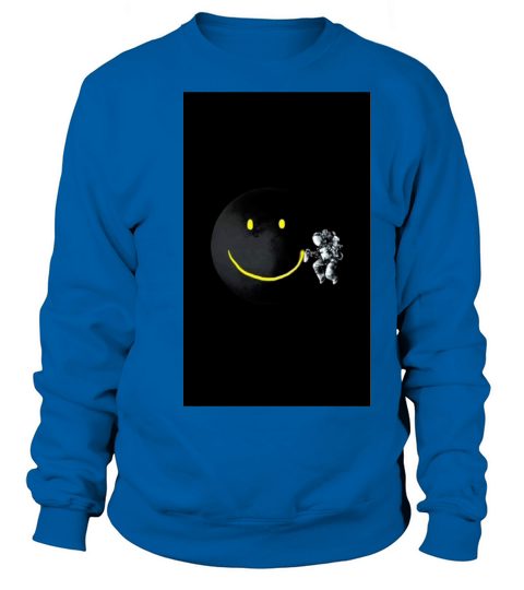 Astronaut Paint Smile Sweatshirt Unisex