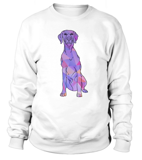Colorful Weimaraner Sweatshirt Unisex