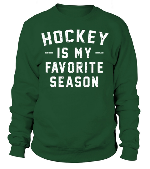 Hockey Is My Favorite Season Vintage Distressed Sweatshirt Unisex