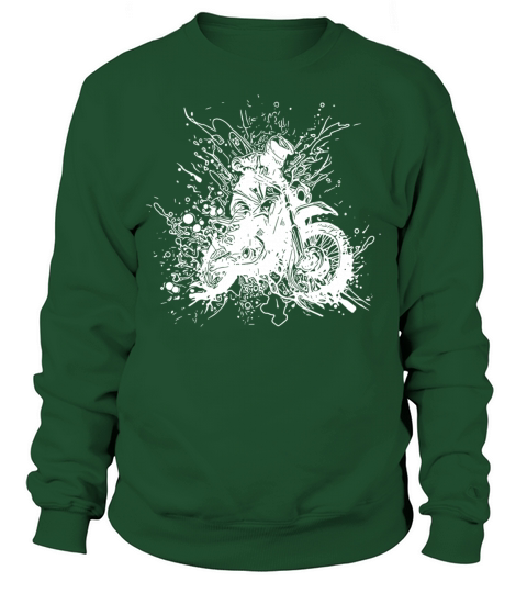 Motorcycle Offroad Racing Slippery Floor Splash Sweatshirt Unisex