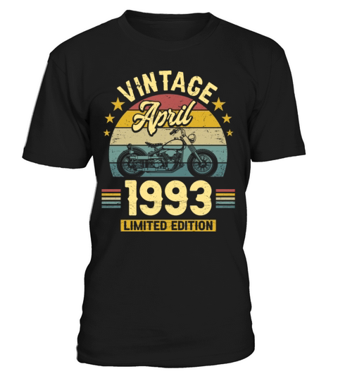 April 1993 30 Years Old Vintage 30th Birthday T-Shirt Unisex