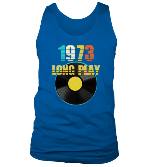 1973 Long Play Record Reto 50th Birthday Gift Tank Top Unisex