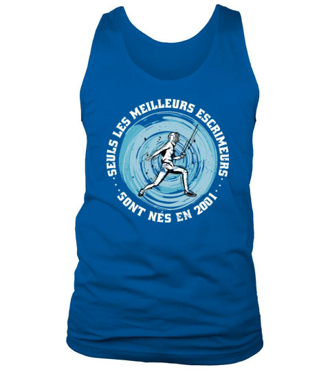 Fencers born in 2001 Birthday Vintage Tank Top Unisex