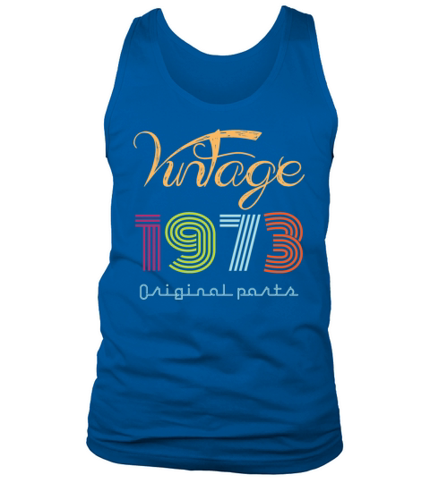 vintage 1973 t-shirt ladies Tank Top Unisex