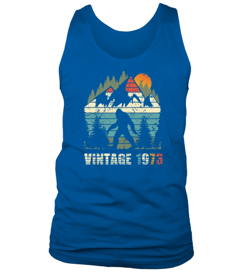 vintage 1973 yeti funny 50th birthday shirt Tank Top Unisex