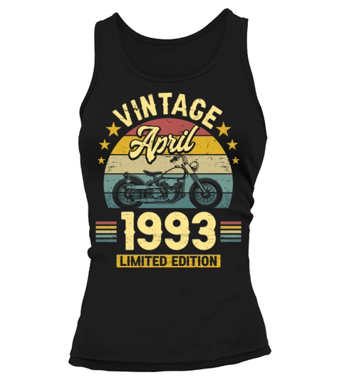 April 1993 30 Years Old Vintage 30th Birthday Tank top Woman