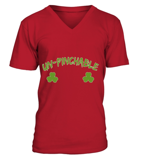 Un Pinchable St Patrick Day V-Neck T-shirt