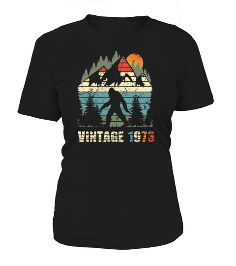 vintage 1973 yeti funny 50th birthday shirt Women's T-Shirt