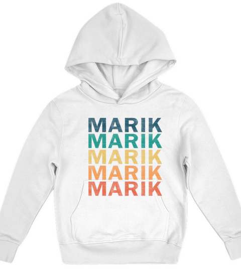Marik Name T Shirt - Marik Vintage Retro Name Gift Kids Hoodie