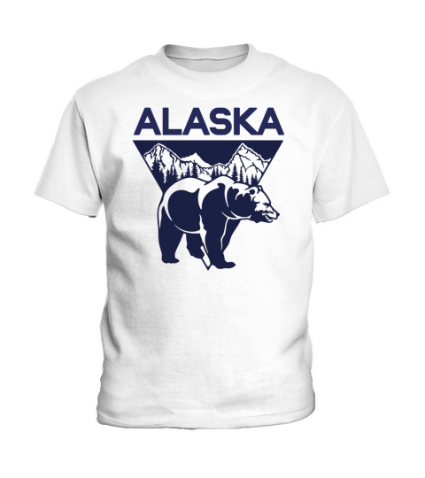 alaska bear vintage Kids T-Shirt