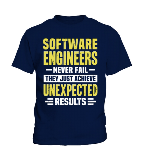 Software Engineer Engineering Funny Design Never F Kids T-Shirt