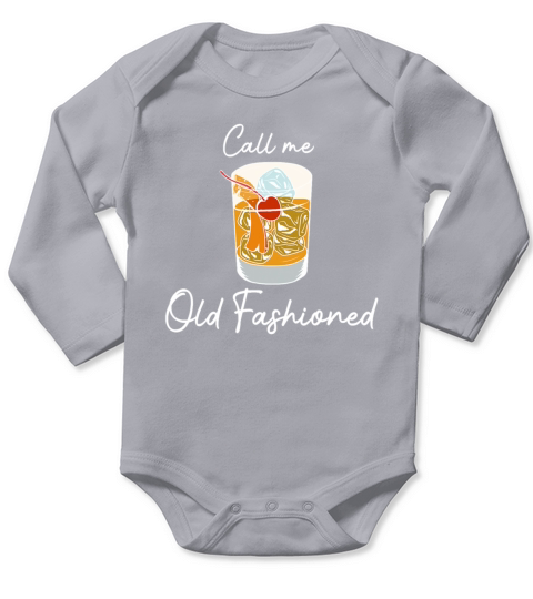 Call Me Old Fashioned Long Sleeve Baby One-Piece