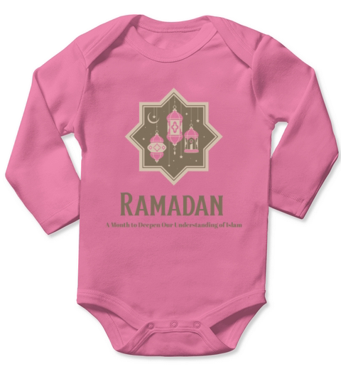 Ramadan Long Sleeve Baby One-Piece
