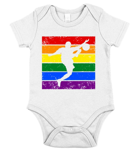 Soccer LGBTQ Short Sleeve Baby One-Piece