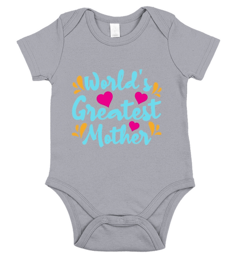 Worlds Greatest Mother Short Sleeve Baby One-Piece