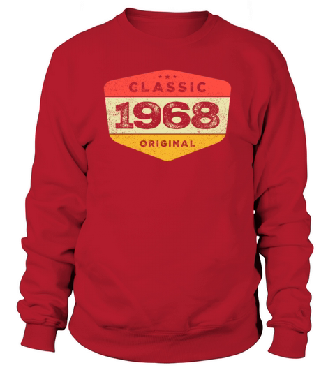 Classic 1968 55 Birthday Vintage Sweatshirt Unisex