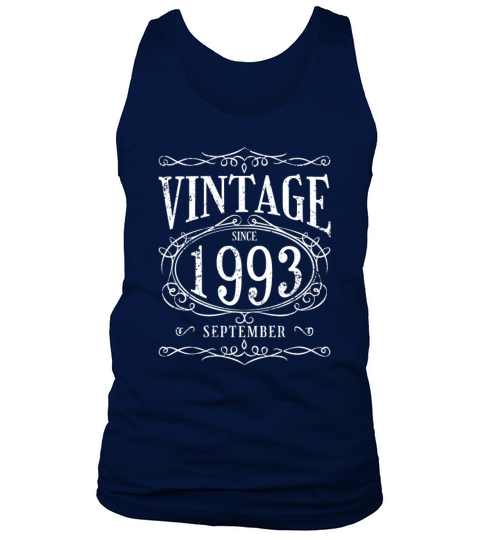 Vintage since September 1993 - Birthday Present Tank Top Unisex