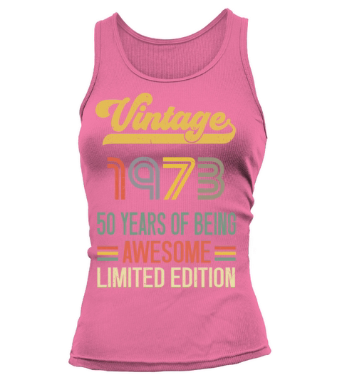50 Year Old Gifts Vintage 1972 Limited Edition Tank top Woman