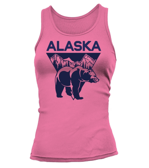 alaska bear vintage Tank top Woman