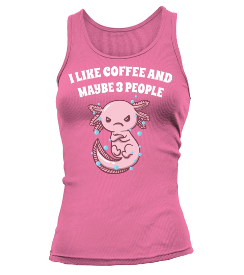I Like Coffee and Maybe 3 People Sarcastic Introve Tank top Woman