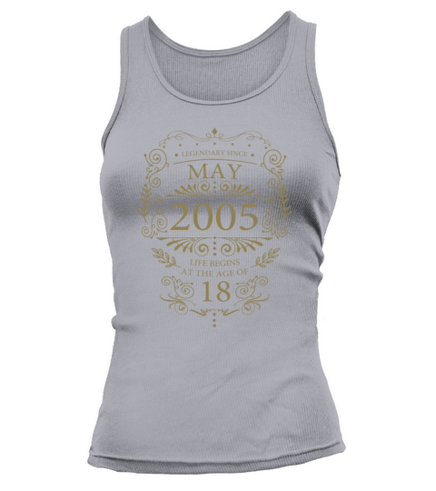 May 2005 Birthday 18th Birthday Sayings Tank top Woman