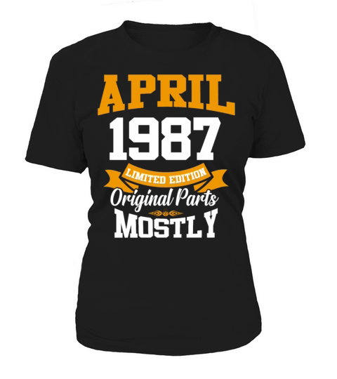 April 1987 Vintage Birthday Present Women's T-Shirt