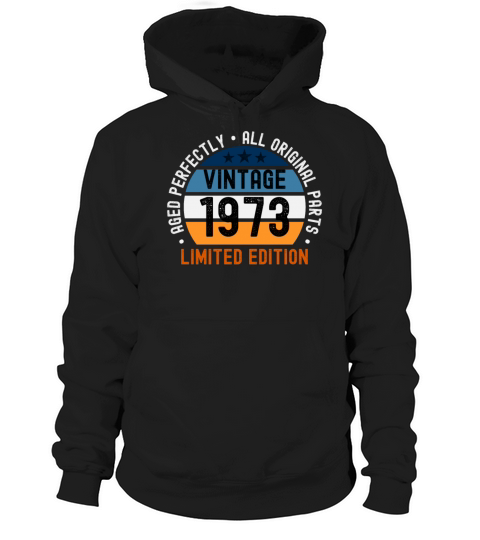 50th Birthday Vintage 1973 Hoodie Unisex