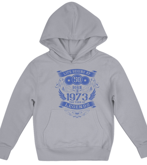 50th Birthday Vintage Sayings 1973 Birthday Kids Hoodie