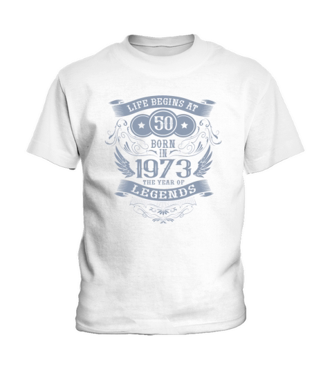 50th Birthday Vintage Sayings 1973 Birthday Kids T-Shirt