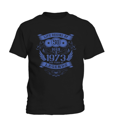 50th Birthday Vintage Sayings 1973 Birthday Kids T-Shirt