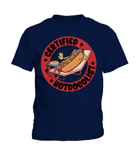 Cool Hot Dog Design For Men Women Boys Sausage Hot Kids T-Shirt