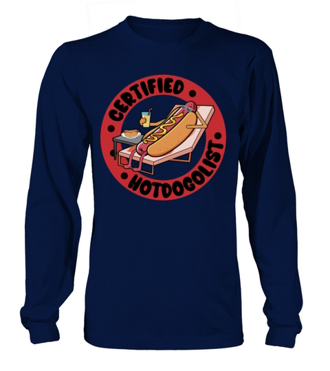 Cool Hot Dog Design For Men Women Boys Sausage Hot Long sleeved Unisex