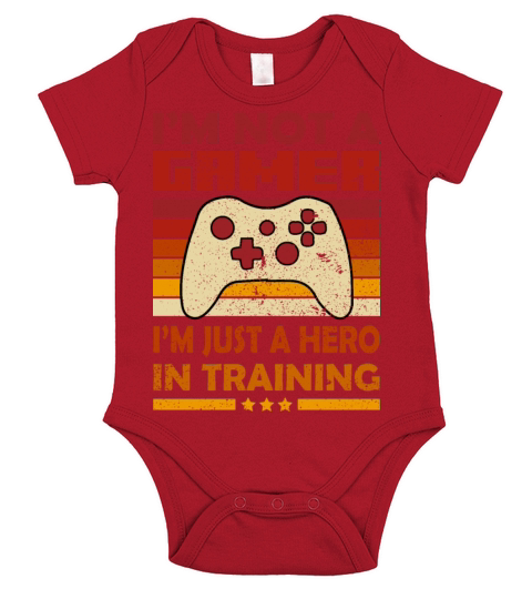 I’m not a gamer Retro gaming Short Sleeve Baby One-Piece