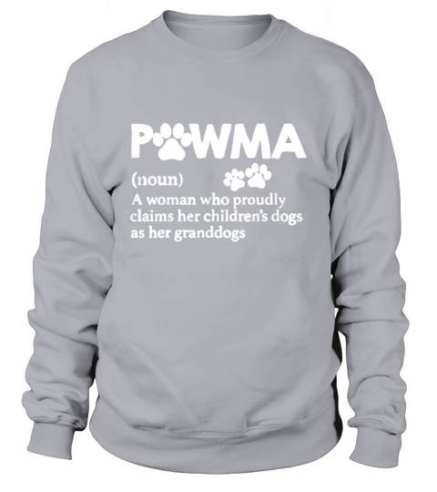 Vintage Pawma Definition Dog Grandma Aunt Mom Dog Sweatshirt Unisex